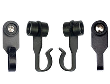APEX GARDEN 36-PCS Heavy-Duty Steel Curtain Hooks with Wheels, Smooth Sliding Replacement for Gazebo Netting & Curtains, Fits Most Gazebo Track Systems (Sojag Compatible)