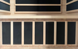 Blisspod, Vienna, Far Infrared Sauna Canadian Hemlock Very Low EMF Sauna, 7 Heaters – 3 Persons