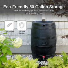50-Gallon ECO Rain Barrel Made with 100% Recycled Plastic