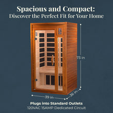 Barcelona 1-2 Person Far Infrared Sauna - Curbside Shipping