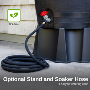 50-Gallon ECO Rain Barrel Made with 100% Recycled Plastic