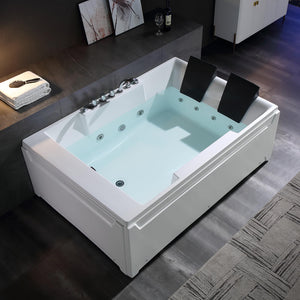 Whirlpool Bathtub 2 Person Hydromassage With Water Jets