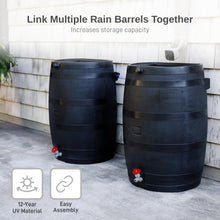 50-Gallon ECO Rain Barrel Made with 100% Recycled Plastic