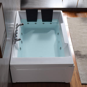 Whirlpool Bathtub 2 Person Hydromassage With Water Jets