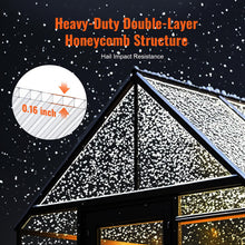6 Pack Polycarbonate Greenhouse Panels, Roof Panels Sheets