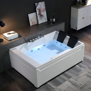 Whirlpool Bathtub 2 Person Hydromassage With Water Jets