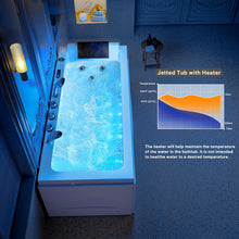 Whirlpool Bathtub, 67-Inch Jetted Bathtub, Hydro Massage