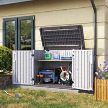 Outdoor Storage Cabinet 35 Cu.Ft Outdoor Trash Can Storage Shed
