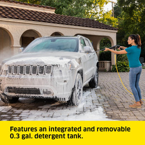 Electric Pressure Washer with 3 Spray Nozzles - Great for cleaning Cars, Siding, Driveways, Fencing