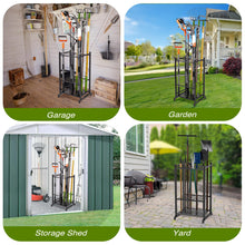 Garden Tool Organizer, Holds 35 Long Handled Tools for Garage Shed