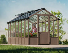 Natura Cedar Frame Polycarbonate Panel Greenhouse Kit  | CANOPIA by PALRAM