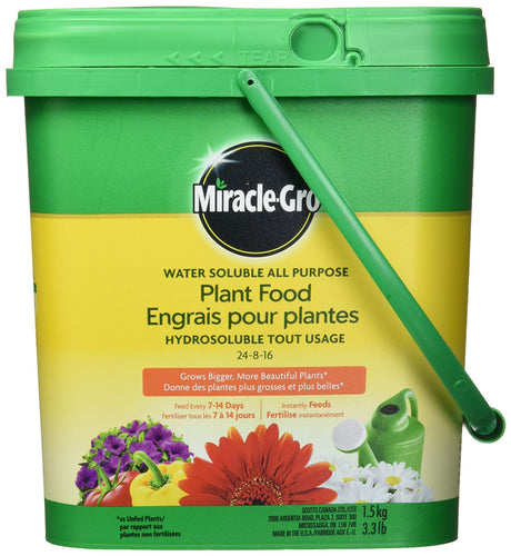 Miracle-Gro Water Soluble All Purpose Plant Food For Vegetables, Flowers, Trees or Shrubs