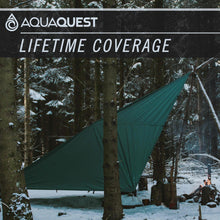Ultralight Waterproof Tarp (5,000 mm) Seam‑Taped 40D Ripstop Rain Fly for Backpacking, Stealth Camping & Thru‑Hiking – 10×7 Olive Drab