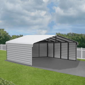 20 Foot Wide Steel Carport