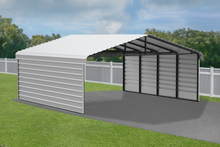 20 Foot Wide Steel Carport