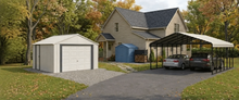 20 Foot Wide Steel Carport