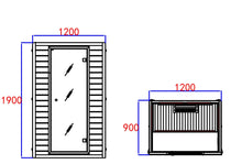 Blisspod Vienna, Infrared Sauna Canadian Hemlock Very Low EMF Sauna – 2 Persons