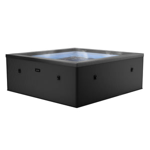 Garda | 4/6-Person Eco Foam Hot Tub | Square | Built-In Integrated Heater