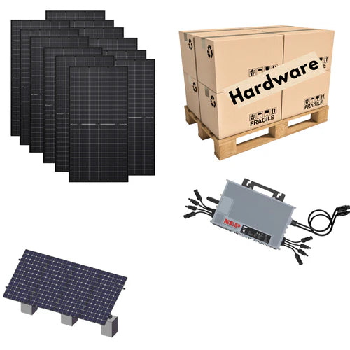 Solar Panel 5kw Power Grid-Tied Ground Mounted Kits