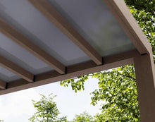 Polycarbonate Patio Cover With Cedar Posts and Frame | CANOPIA by PALRAM