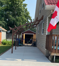 Kootenay Cantilevered Steel and Wood Carport or Awning