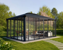 Ledro Enclosed Gazebo Sunroom with Screens | CANOPIA by PALRAM