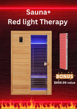 2 Person Infrared Canadian Hemlock Wood Sauna