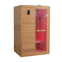 2 Person Infrared Canadian Hemlock Wood Sauna