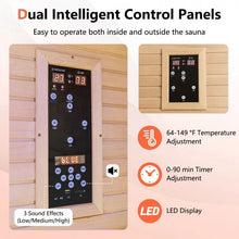 2 Person Infrared Canadian Hemlock Wood Sauna