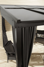 Polycarbonate Aluminum Wall Gazebo 12x16