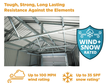 20 Year Steel Garage With Roll-up Door - BEST SELLER