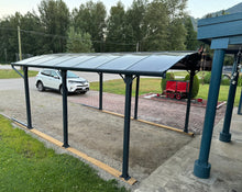 Curved Durable Polycarbonate Roof Carport