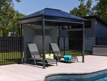 Sojag Danxia 7 ft x 9 ft Grey Gazebo
