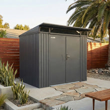Super Tough 20 Year Steel Shed, 8 ft. x 5 ft. Anthracite