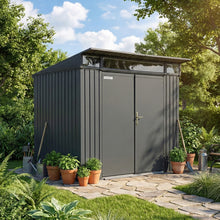 Super Tough 20 Year Steel Shed, 8 ft. x 5 ft. Anthracite