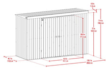 Secure Pent Storage Shed
