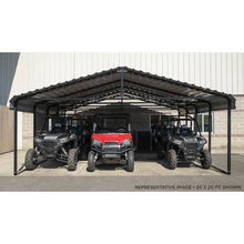 20 Foot Wide Steel Carport