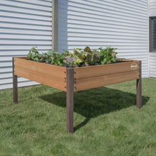 Wood Deep Raised Garden Soil Planter Boxes