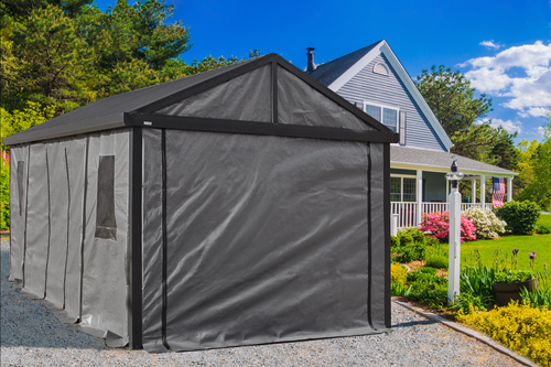 Carport Side Enclosure Kit 12x20