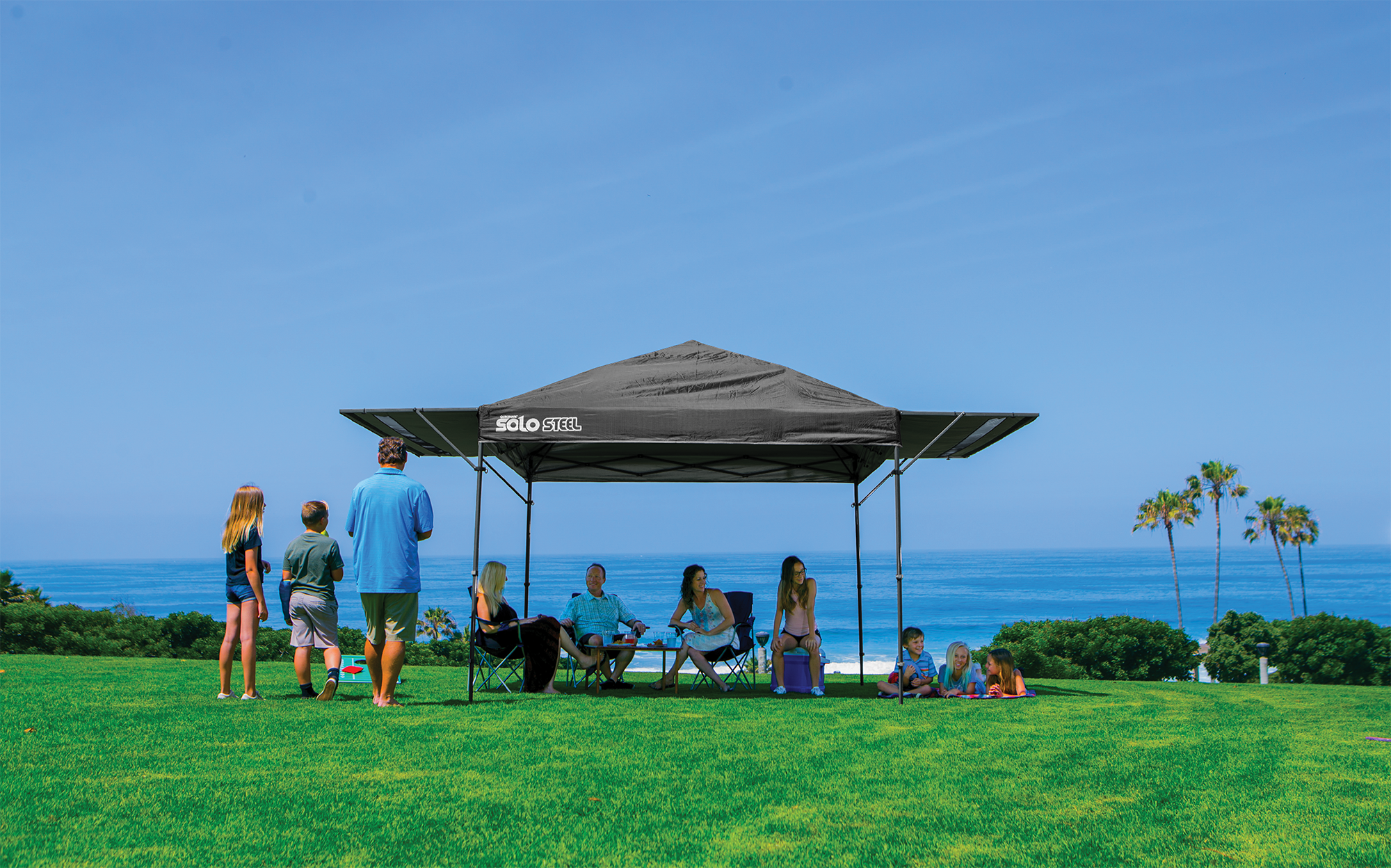 Steel Quick Shade Pop up Tent Canopy Grizzly Shelter Ltd