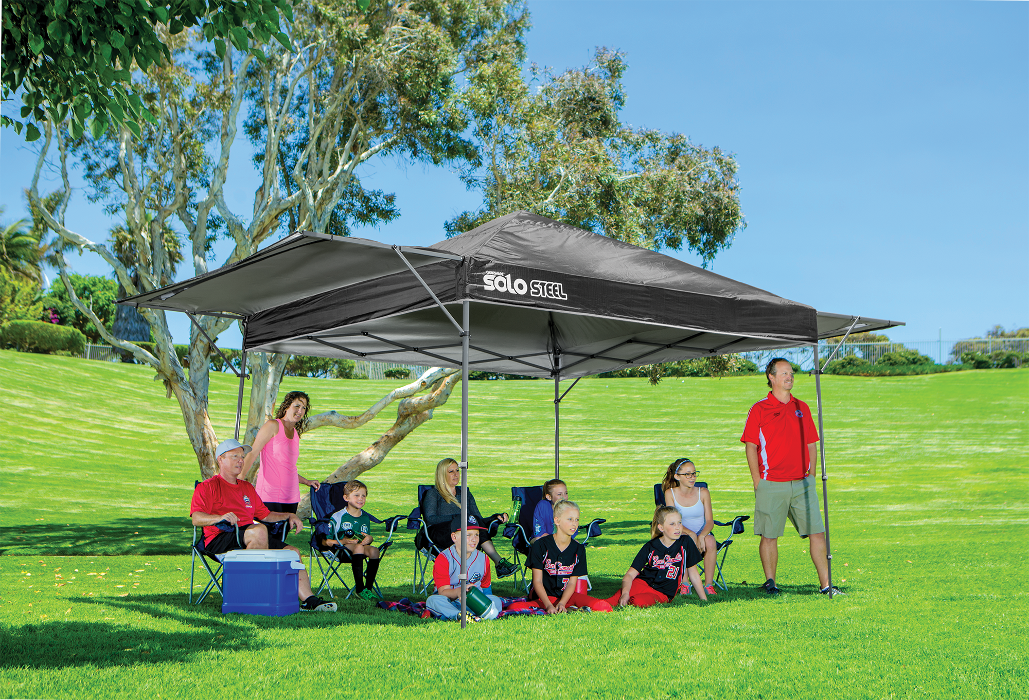 Steel Quick Shade Pop up Tent Canopy Grizzly Shelter Ltd