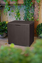 30 Gallon Resin Deck Box for Patio Furniture, Pool Accessories or Toys
