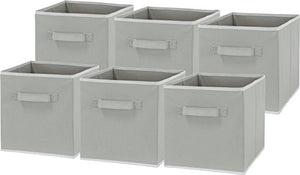 Storage Bin Cube Foldable Organizer - Pack of 6