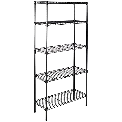 5-Shelf Storage Unit, Metal Organizer