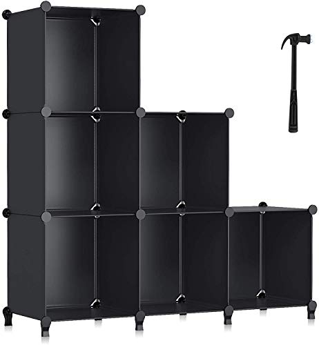 6 Cube Storage Shelf, Bookcase Bookshelf