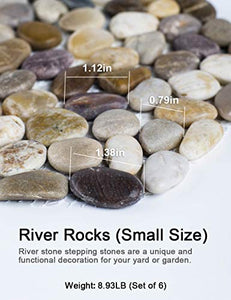 River Rock Stepping Stones Pavers