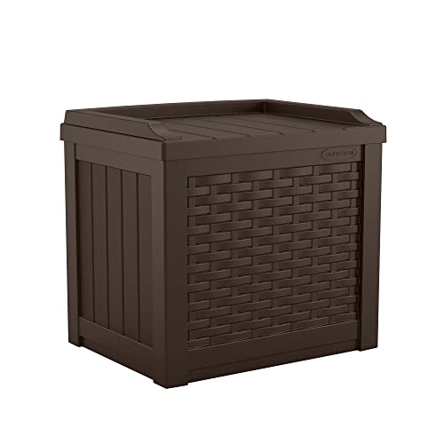 22 Gallon Small Resin Storage Seat, Java, SSW600J