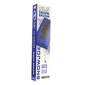 Snow Joe Telescoping Snow Broom with Ice Scraper