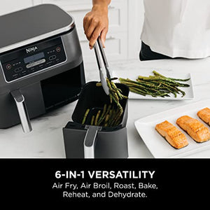 Ninja Foodi 6-in-1 (7.6L) 2-Basket Air Fryer
