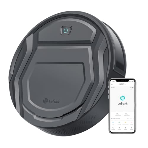 Robot Vacuum, 2200Pa Strong Suction, 120 Min Runtime, Self-Charging Robotic Vacuum